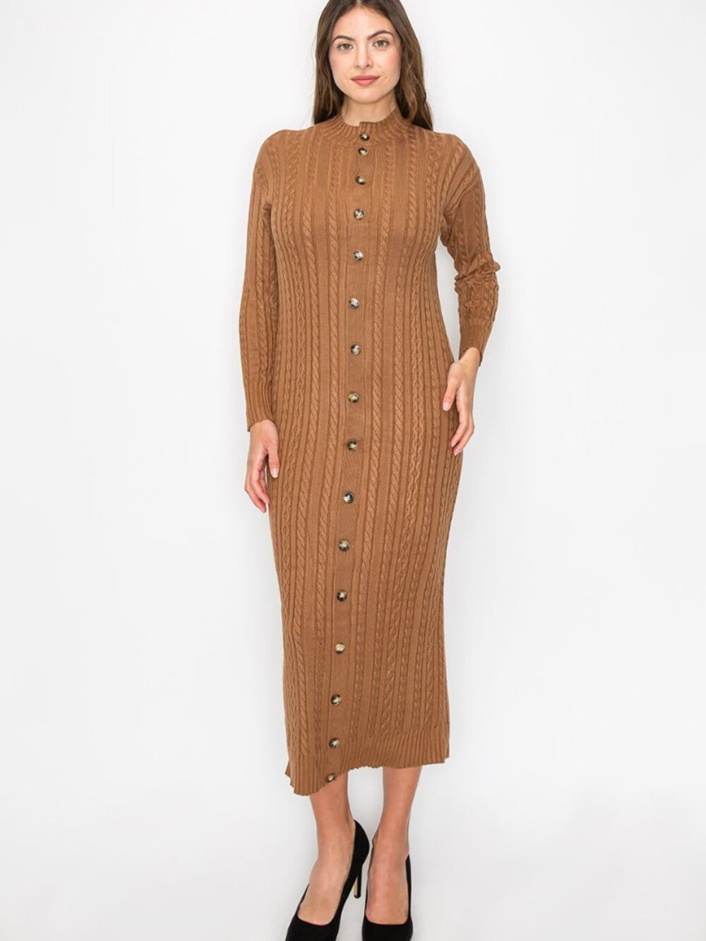 YAL New York maxi knit dress